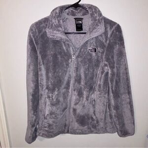Gray north face fleece size small